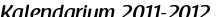 Kalendarium 2011-2012